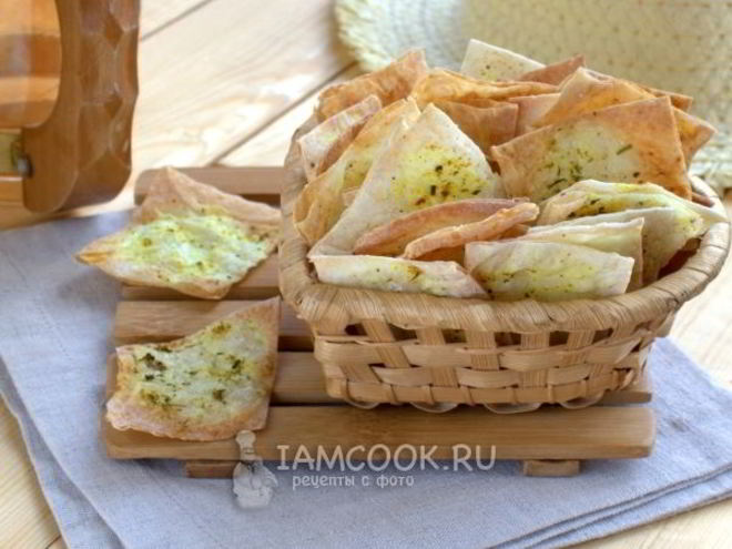 Рецепт чипсов из лаваша