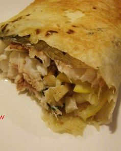 Дорада в лаваше