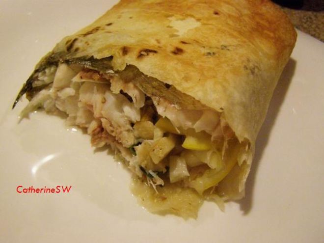 Рецепт дорады в лаваше