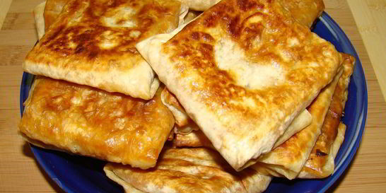 Горячая закуска из лаваша