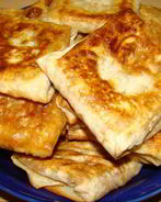 Горячая закуска из лаваша