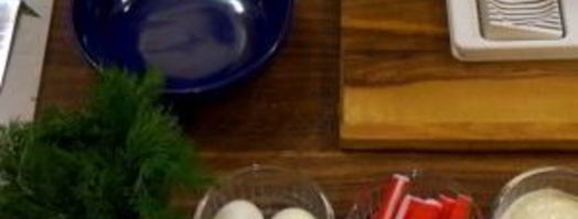 корзинки из лаваша с салатом. Шаг 3