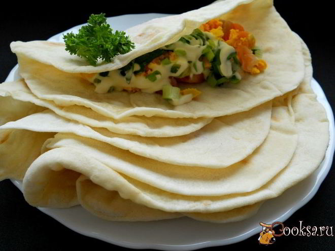 Рецепт лаваша на сковороде