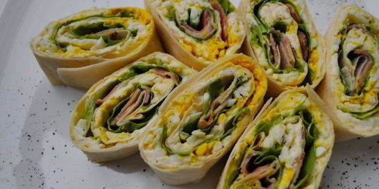 Лаваш с беконом