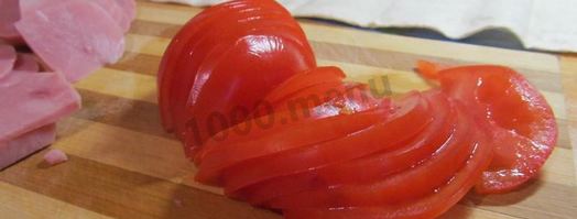 лаваш с колбасой и сыром. Шаг 4