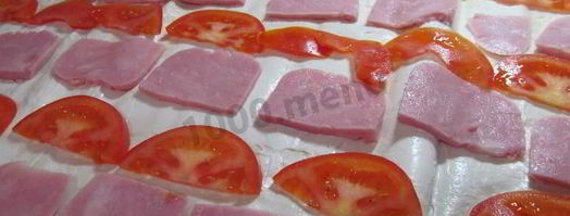 лаваш с колбасой и сыром. Шаг 5