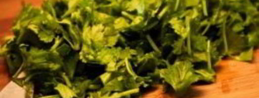 лаваш с сулугуни и кинзой. Шаг 2