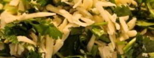 лаваш с сулугуни и кинзой. Шаг 3