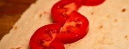 лаваш с сулугуни и кинзой. Шаг 6