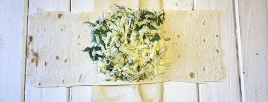 лаваш с сыром. Шаг 3