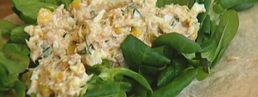 лаваш с тунцом, яйцом и сладкой кукурузой. Шаг 6