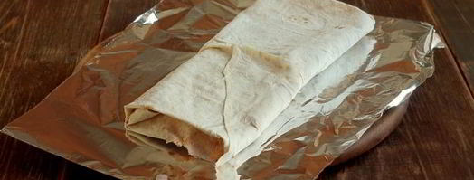 лаваш с ветчиной и сыром в духовке. Шаг 7