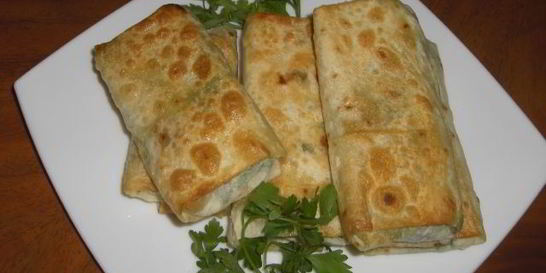 Лаваш с зеленью