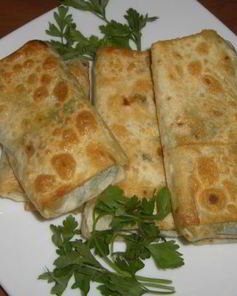 Лаваш с зеленью