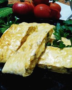 Лаваш запеченный с сыром в духовке