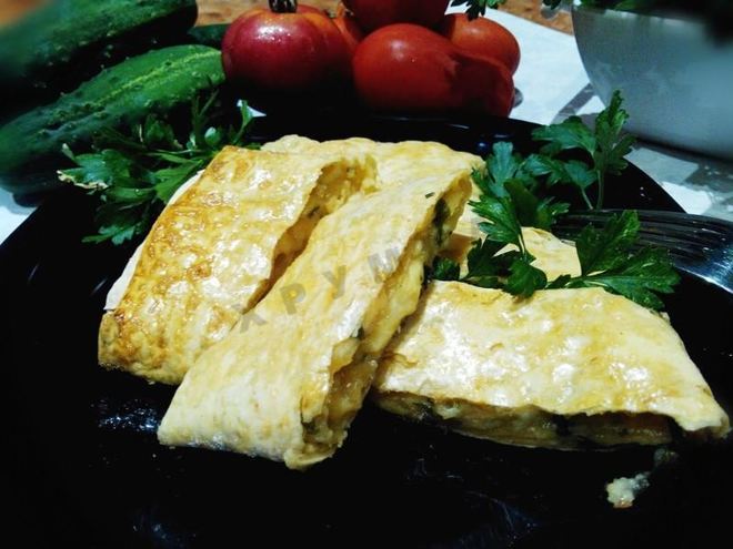 Рецепт лаваша запеченного с сыром в духовке