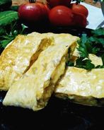 Лаваш запеченный с сыром в духовке