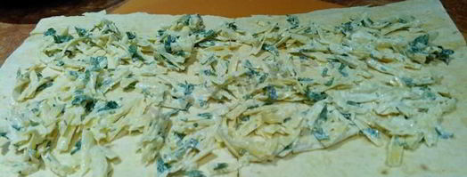 лаваш запеченный с сыром в духовке. Шаг 5