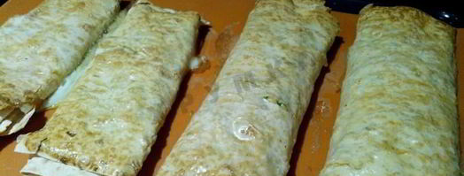 лаваш запеченный с сыром в духовке. Шаг 9