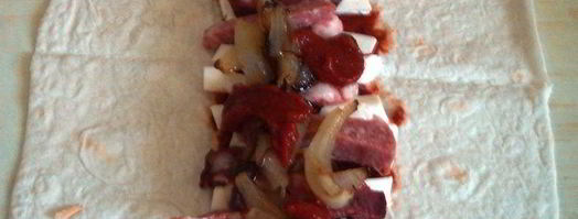 лавашик начиненный. Шаг 2