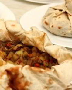 Мясо в лаваше