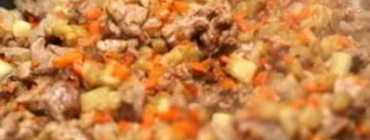 мясо в лаваше. Шаг 3