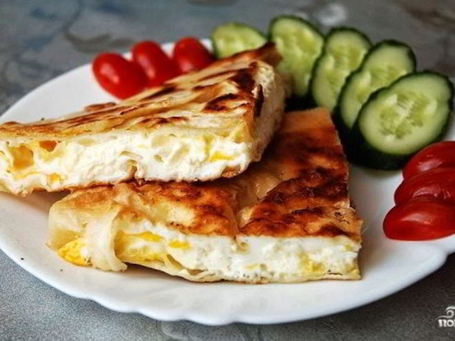 Рецепт обжаренного лаваша