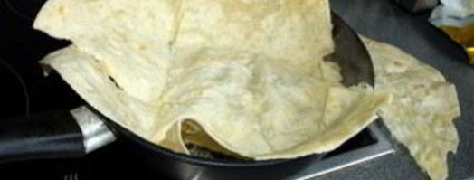 обжаренный лаваш. Шаг 2