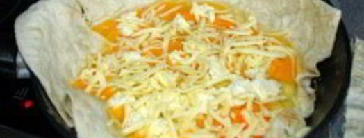 обжаренный лаваш. Шаг 3