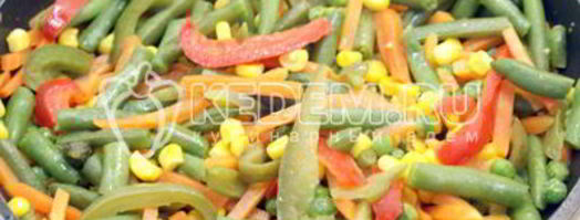 овощи в лаваше. Шаг 3