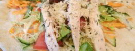 ролл с курицей в лаваше. Шаг 4