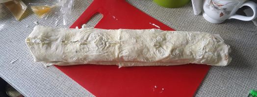 рулет с рыбой в лаваше. Шаг 4