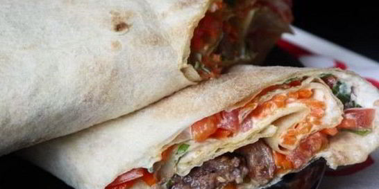 Рулетики из лаваша с мясом