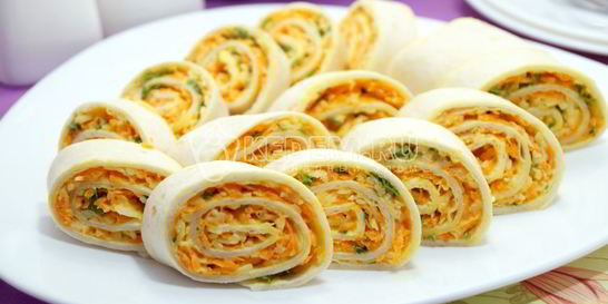 Рулетики из лаваша