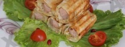 сосиски в лаваше с сыром и картошкой. Шаг 6