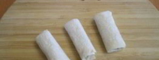 трубочки из лаваша, запеченные в духовке. Шаг 5