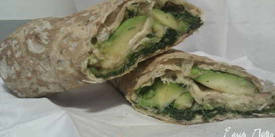 Цукини пятиминутка в лаваше