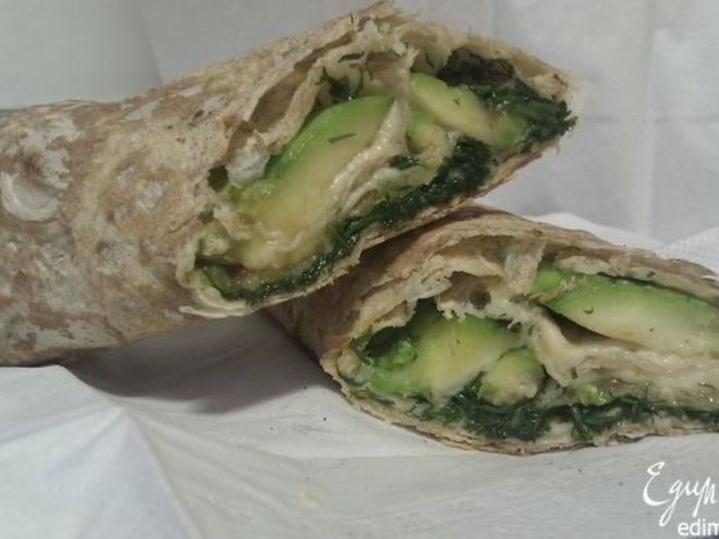 Рецепт цукини пятиминутка в лаваше