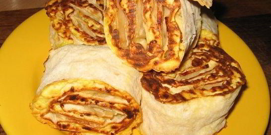 Творожные завитки из лаваша