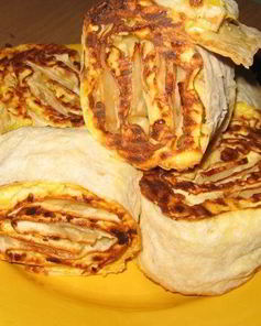 Творожные завитки из лаваша