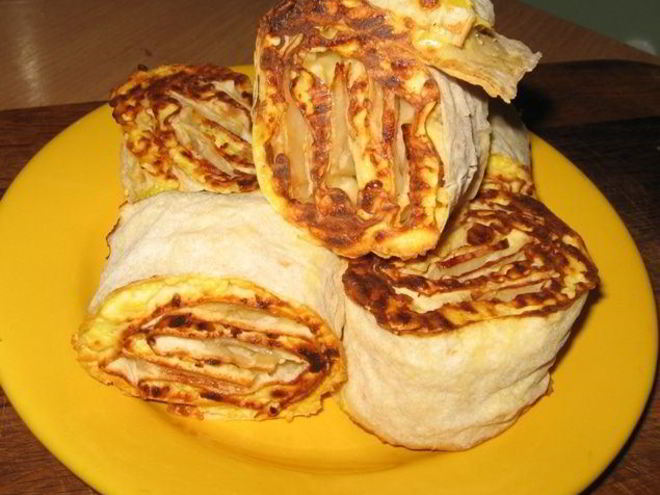 Рецепт творожных завитков из лаваша