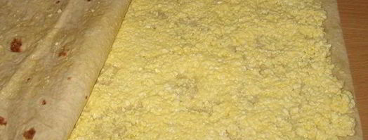 творожные завитки из лаваша. Шаг 4