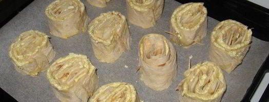 творожные завитки из лаваша. Шаг 6