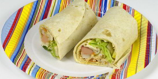 Закуска из лаваша и крабовых палочек