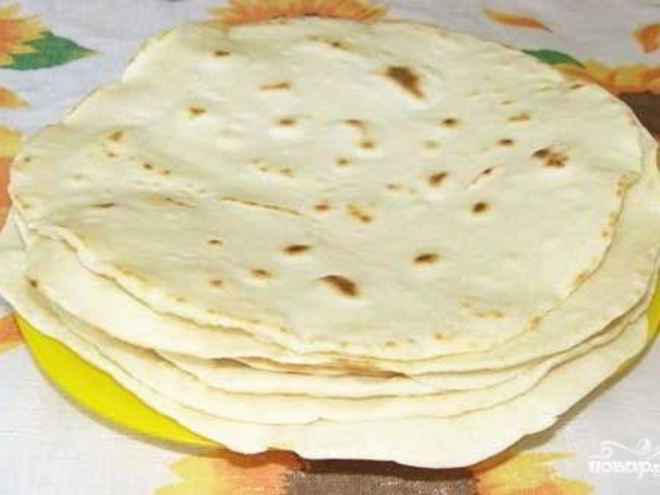 Рецепт жареного армянского лаваша