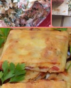 Жареный лаваш с начинкой