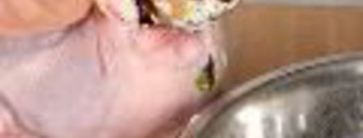 амич с зелеными лепешками. Шаг 3