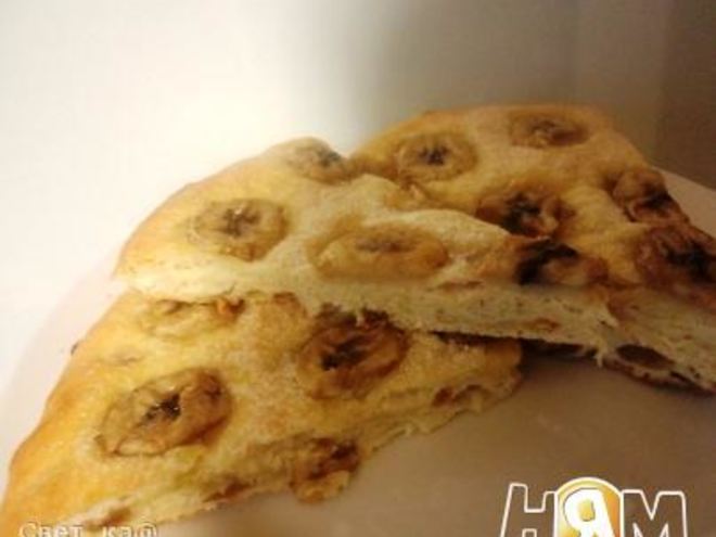 Рецепт банановой фокаччи