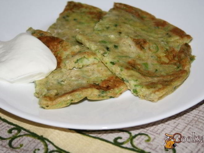 Рецепт диетической кабачковой лепешки