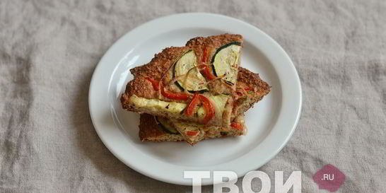 Диетическая лепешка с овощами